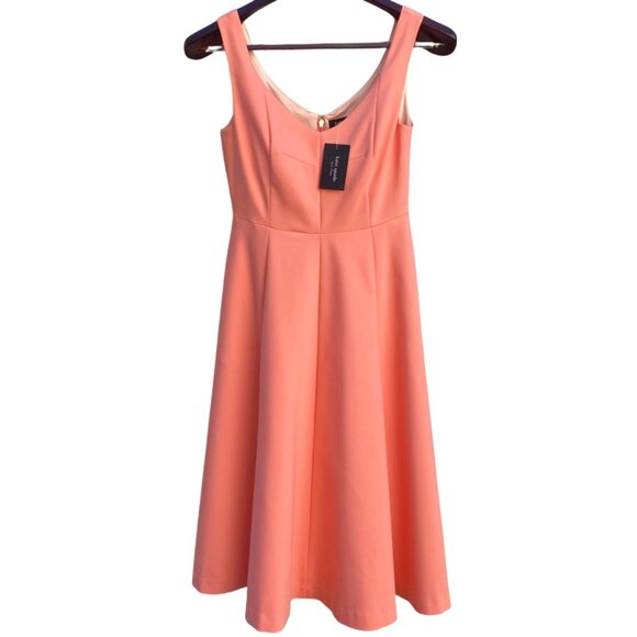 NWT Kate Spade Pink Sweetheart Midi Dress size 0 - Picture 7 of 14